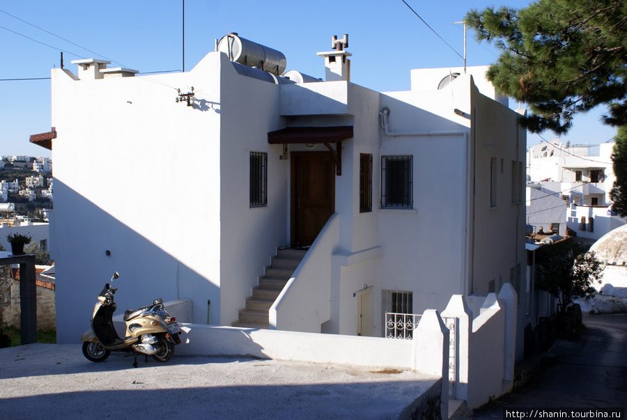 Типичный — белый — дом в Бодруме Бодрум, Турция
