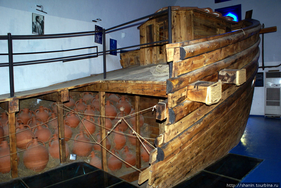 Макет старинного судна Бодрум, Турция