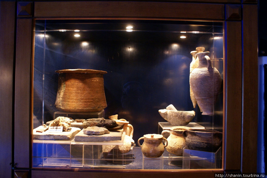 Самые ценные экспонаты музея хранятся под стеклом Бодрум, Турция