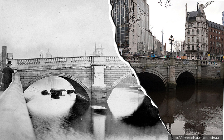 Мост ОКоннелл — прошлое/настоящее