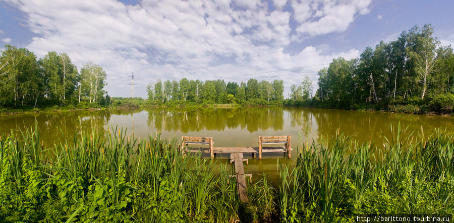 Озеро у дороги Челябинск, Россия