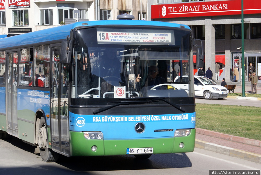 Автобус в Бурсе Бурса, Турция