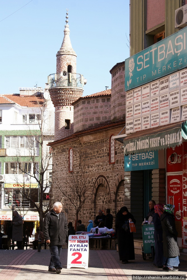 В Старом городе в Бурсе Бурса, Турция