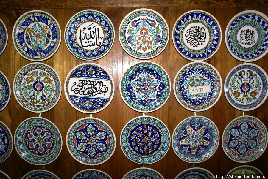Сувенирные тарелки в Бурсе Бурса, Турция