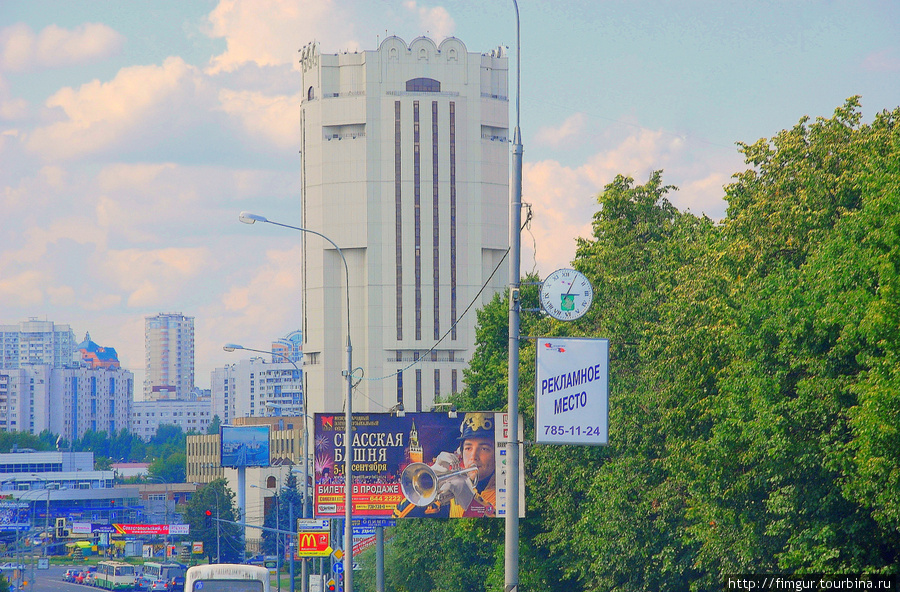 Москва из окна авто. Москва, Россия