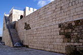 Крепостная стена, вид изнутри