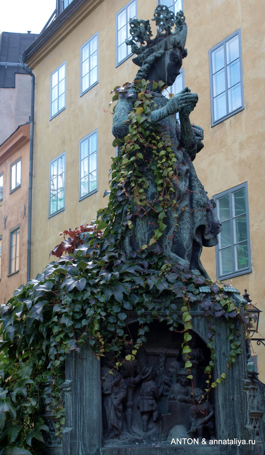 В Гамла Стане есть много причудливых памятников Стокгольм, Швеция