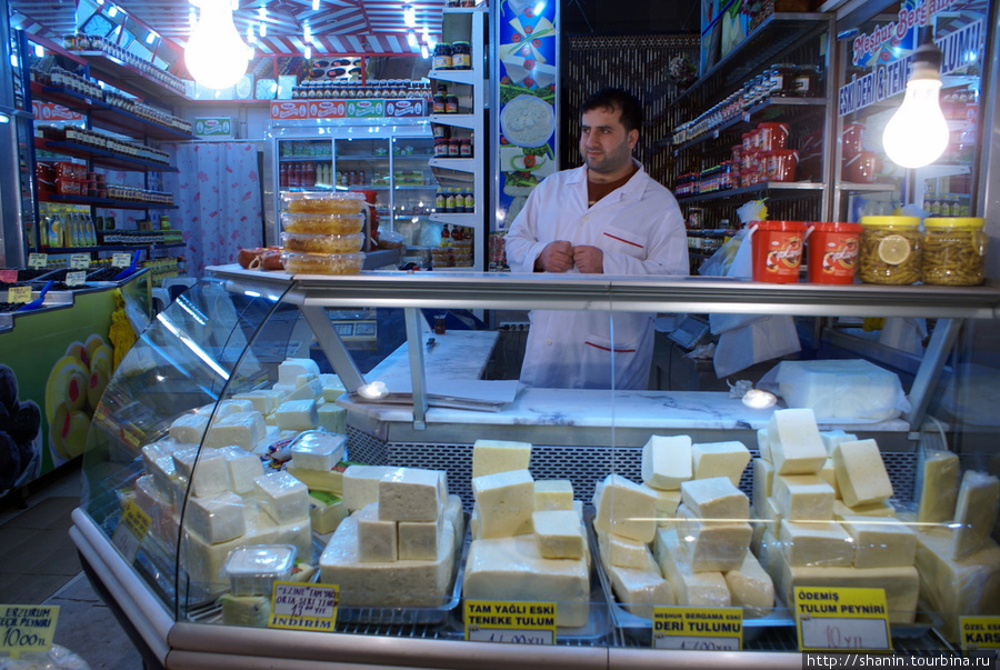 Продавец сыра Измир, Турция