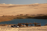 Озеро в песках, рядом с Сивой