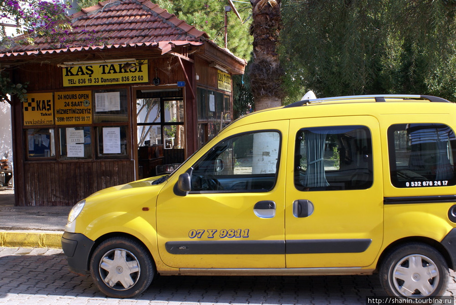 Стоянка такси Каш, Турция