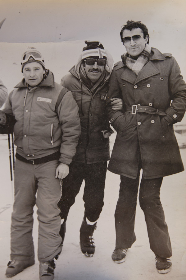 Слева Геннадий Стрекалов. Цахкадзор, 1979-1981 гг. Цахкадзор, Армения