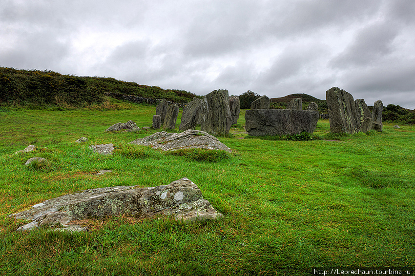 Каменный круг в Дромбег Ирландия