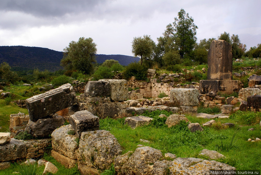 Руины Ксанфа Средиземноморский регион, Турция
