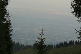 Вид на Алматы с горы
