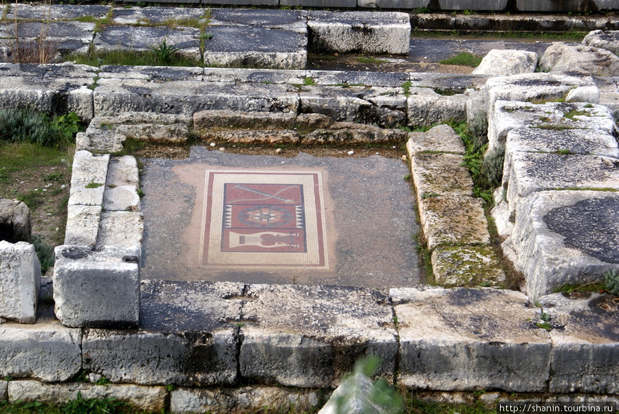 Мозаика в храме Аполлона и Артемиды Средиземноморский регион, Турция