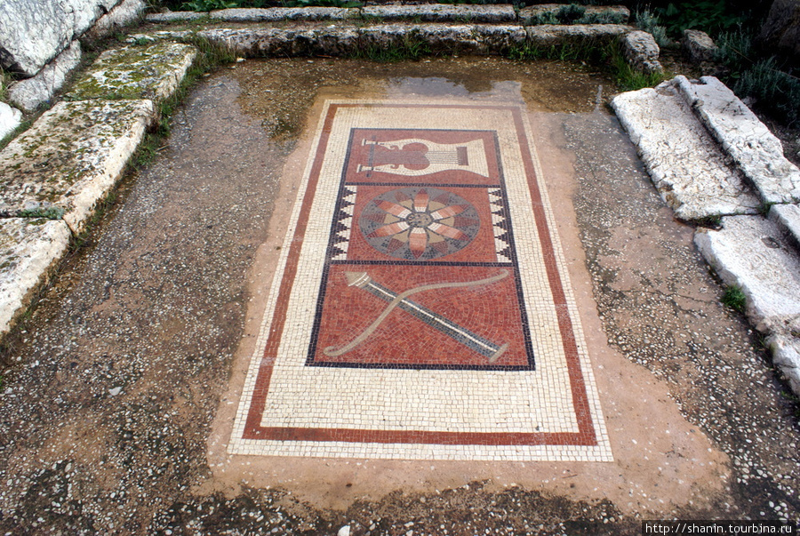 Мозаика в храме Аполлона и Артемиды Средиземноморский регион, Турция