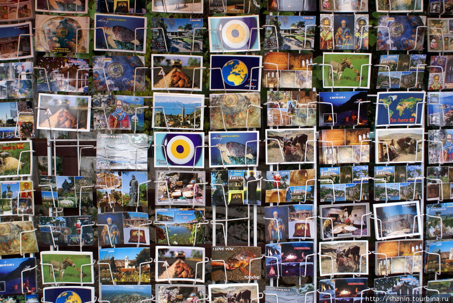 Сувенирные открытки в Мире Демре, Турция