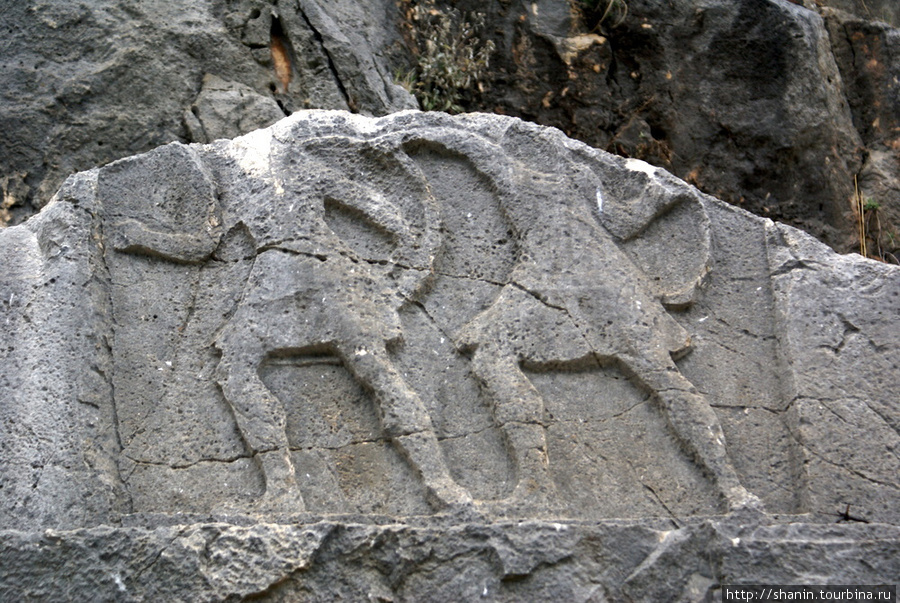 Воины на камне Демре, Турция