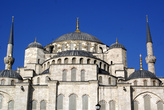 Купола и минареты Голубой мечети в Стамбуле
