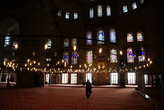 В Голубой мечети в Стамбуле