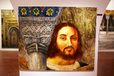 Картина на выставке в Музее турецкого и исламского искусства в Стамбуле