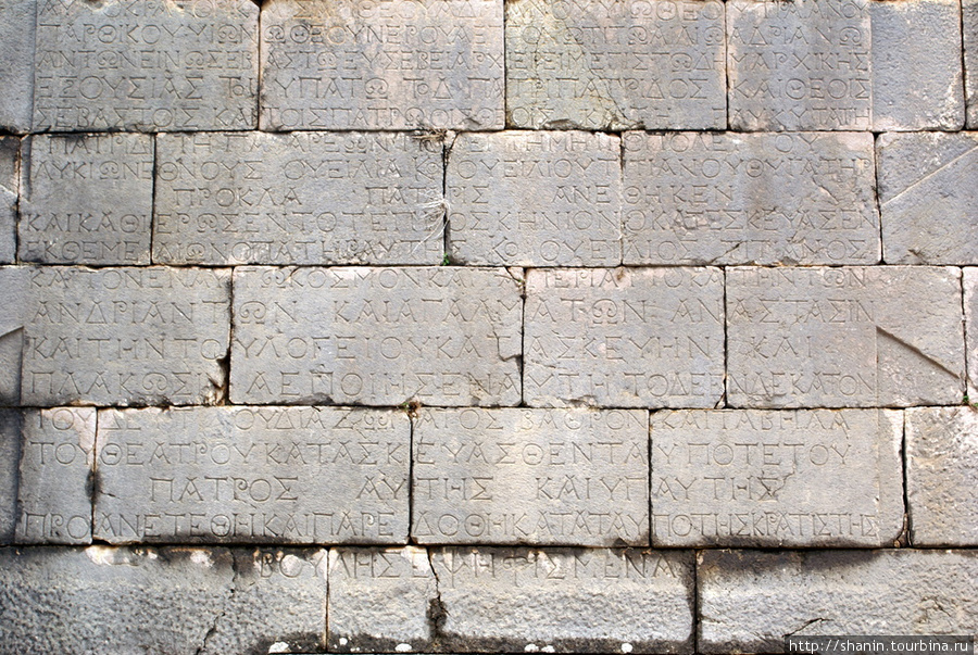 Каменная кладка в Патаре Патара, Турция