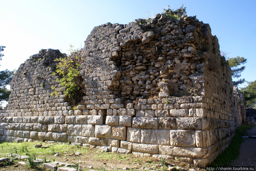 Руины храма в Приене Эгейский регион, Турция