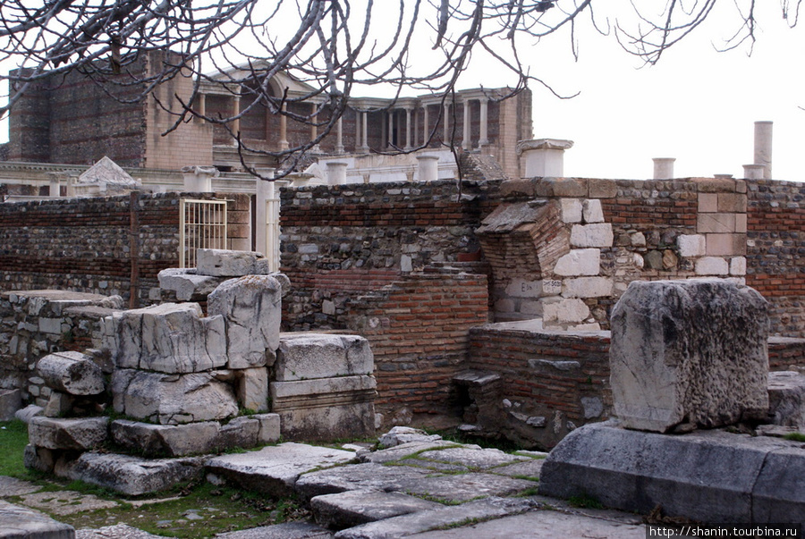 Руины в Сардах Эгейский регион, Турция