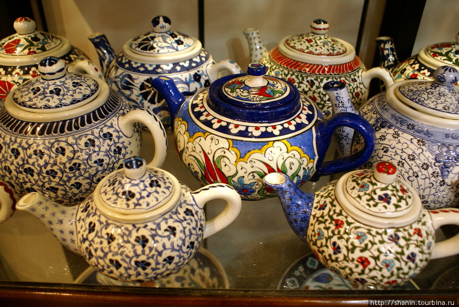 Сувенирные заварочные чайники Стамбул, Турция