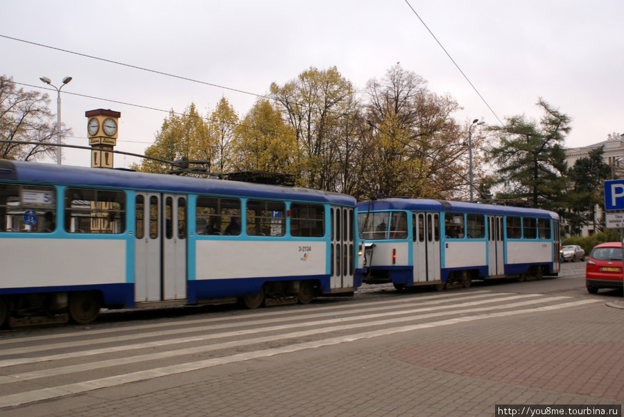 городской трамвай Рига, Латвия