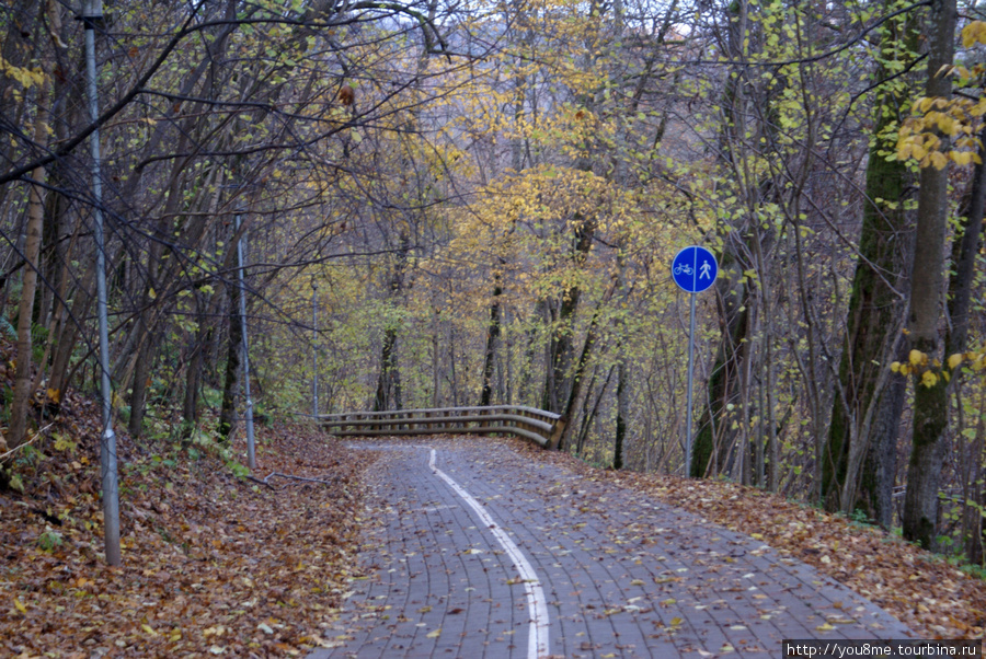 дорожка для пешеходов и велосипедов Сигулда, Латвия