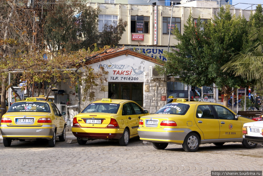 Такси в Ташуджу Средиземноморский регион, Турция