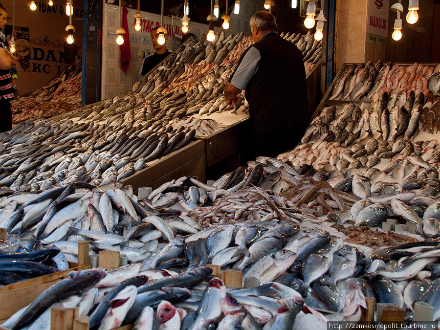Рыбный рынок в Адане. Турция