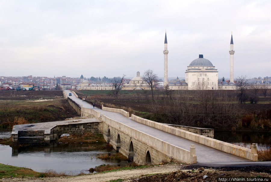 Мост и Икинджи Беязит Кюлиеси Эдирне, Турция