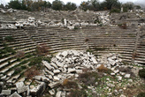 Разрушенный амфитеатр в Термесе