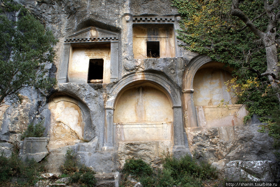 Ликийские гробницы в ТЕрмесе Анталия, Турция
