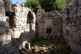 Руины бани в Фаселисе