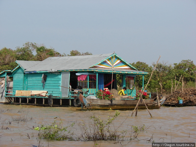 Жизнь на озере Провинция Сиемреап, Камбоджа