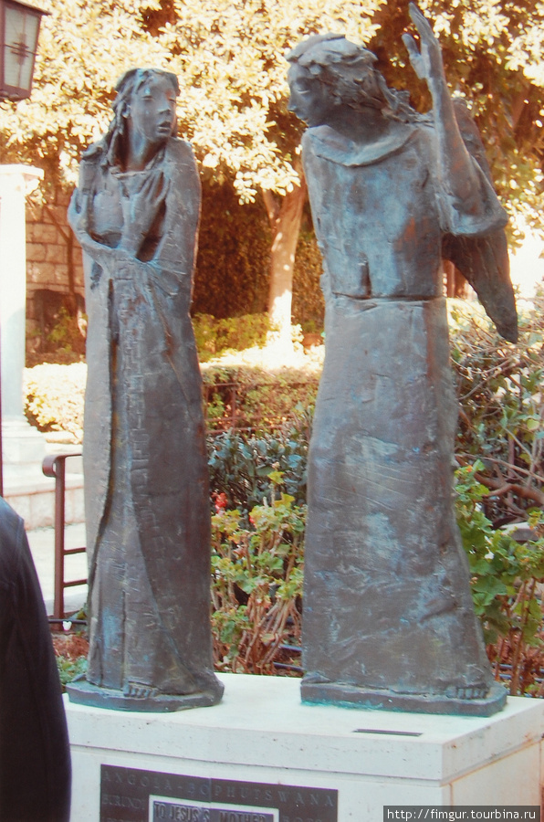 Ангел Гавриил и Дева Мария. Назарет, Израиль