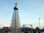 Метелица на площади Ленина. Последнее утро уходящего года.