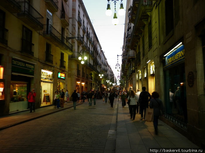 Улочки Барселоны Барселона, Испания