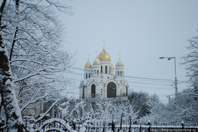 Русская зима в Калининграде Калининград, Россия