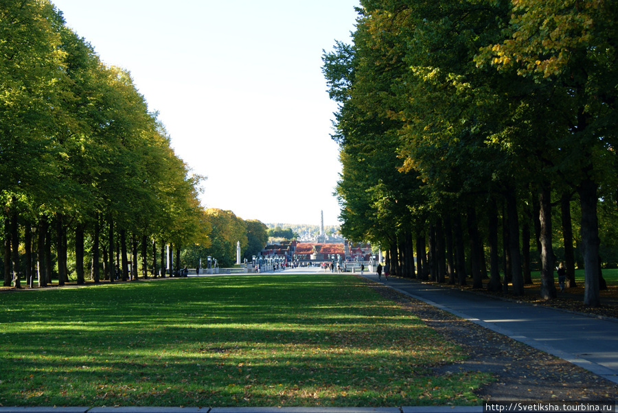 Парк голых скульптур Вигеланд Осло, Норвегия