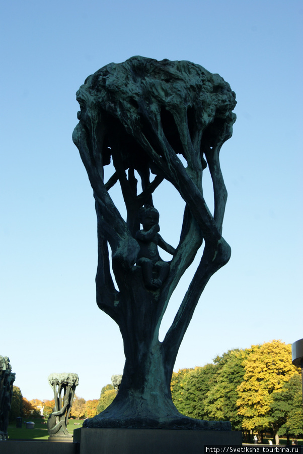Парк голых скульптур Вигеланд Осло, Норвегия