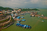Вид из кабинки на бухту Нячанга