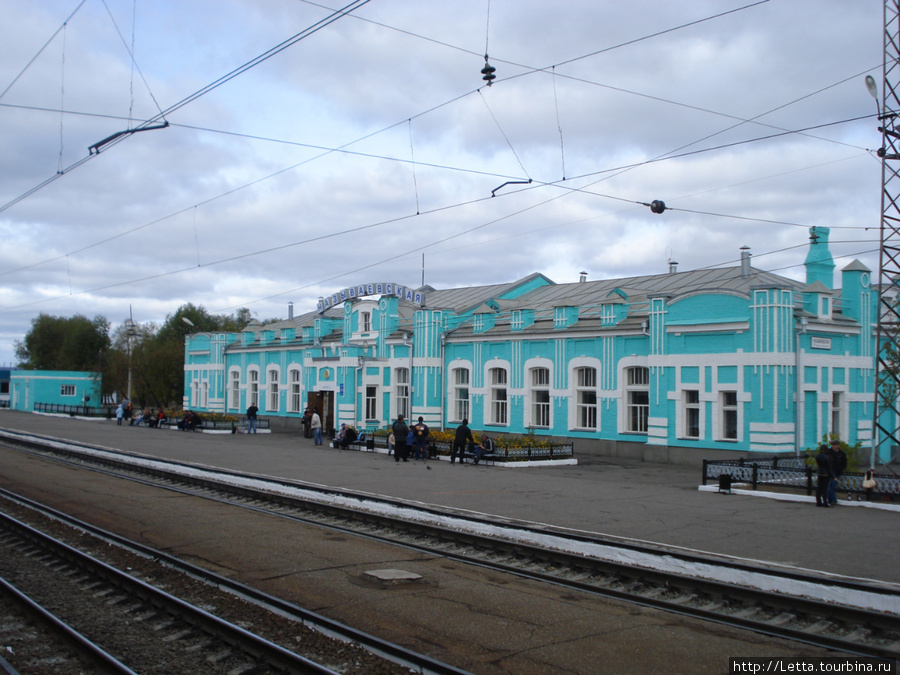 Станция Называевская (под Омском) Россия