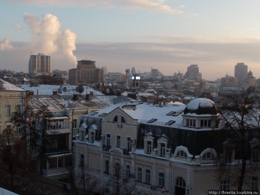Панорама зимнего Киева Киев, Украина