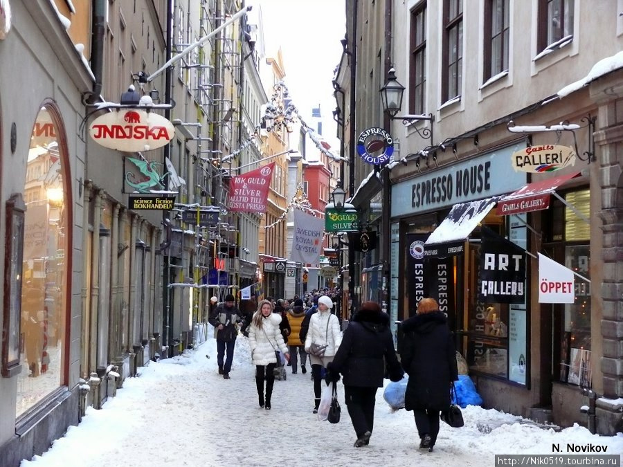Стокгольм. Улочки старого города. Стокгольм, Швеция