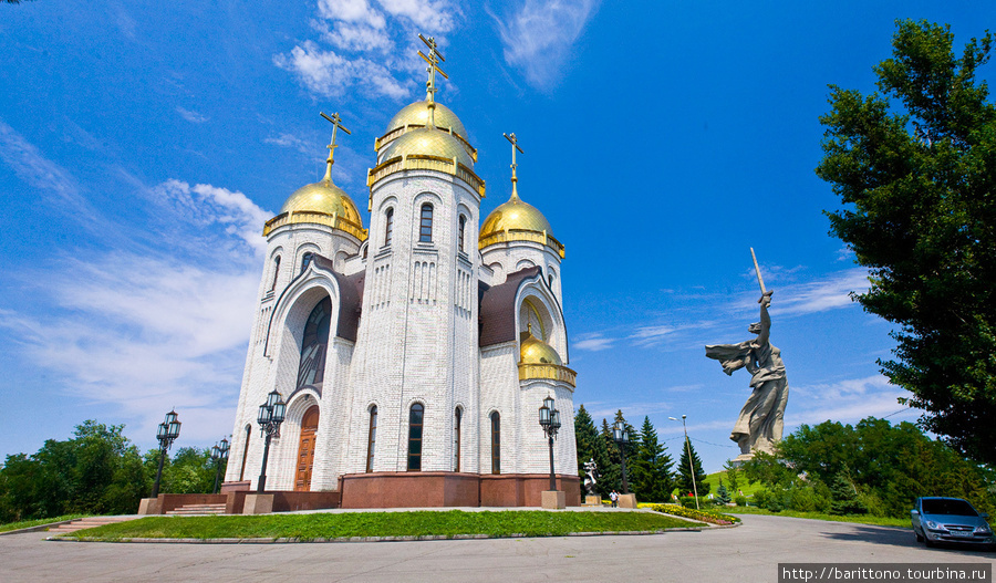 Храм всех святых на Мамаевом Кургане Волгоград, Россия