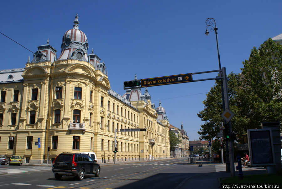 Нижний город в центре Загреба Загреб, Хорватия